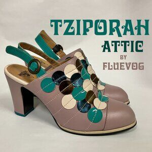*WORN ONCE* Fluevog Attic TZIPORAH Heels, Size 11 (but best for size 9, REALLY!)